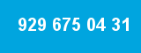 929 675 04 31 929 675 04 31